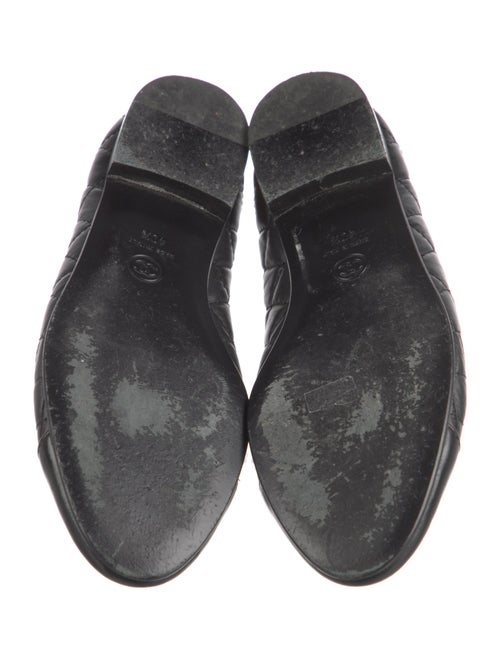 Chanel Interlocking CC Logo Leather Ballet Flats