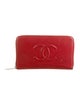 Chanel 2010's CC Caviar Zip Around Wallet