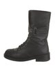 Chanel 2021 Interlocking CC Logo Combat Boots