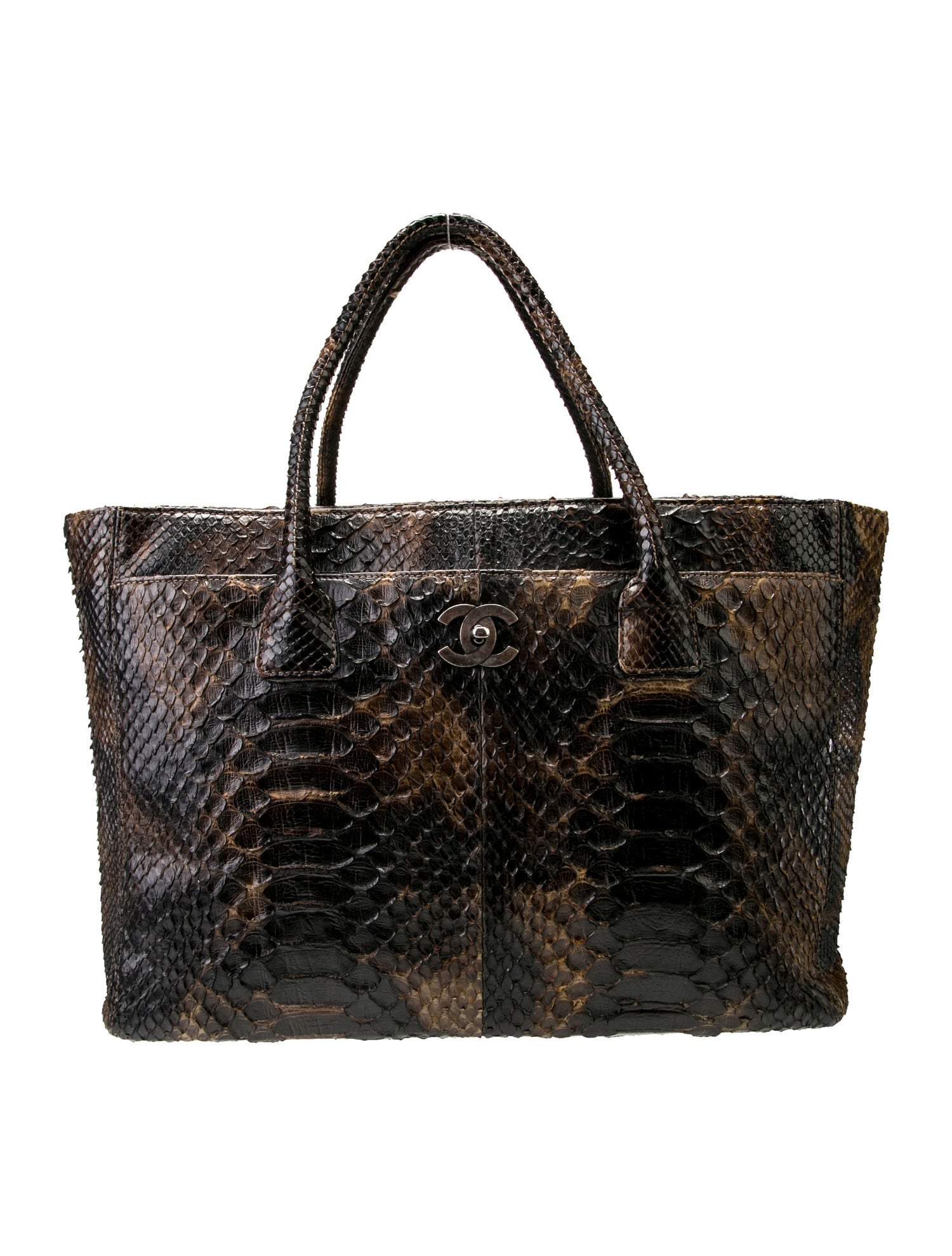 Chanel Python Executive Cerf Tote