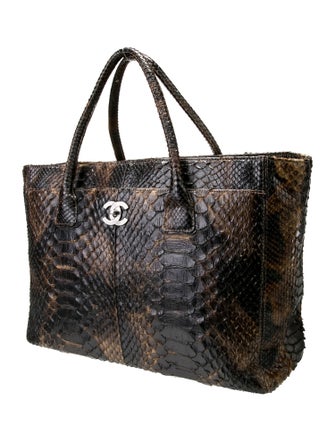 Chanel Python Executive Cerf Tote