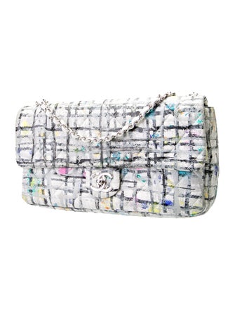 Chanel Hand-Painted Graffiti Flap Bag