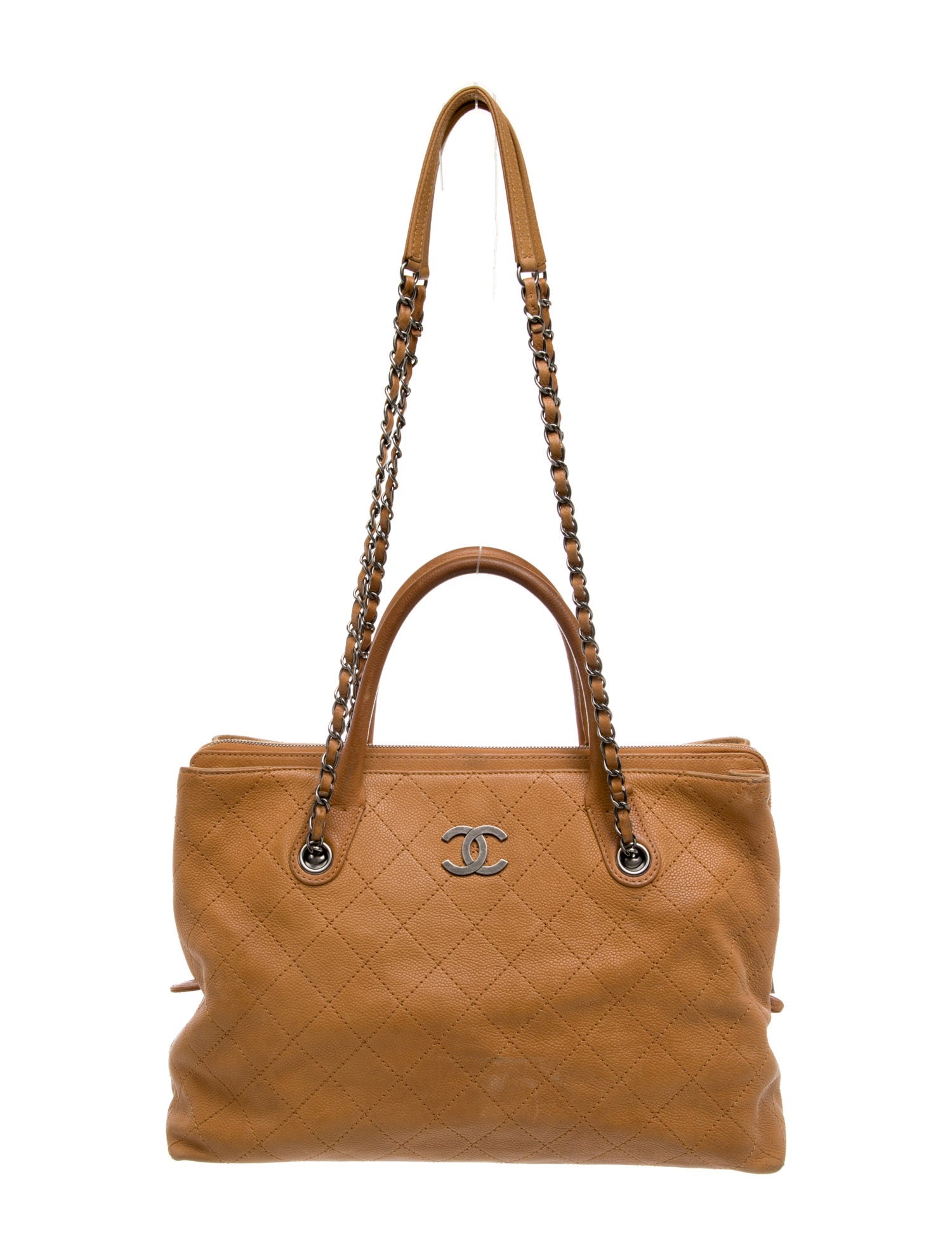 Chanel Grained Vegetal Shopping Tote