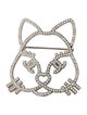 Chanel Strass Cat Brooch Pin