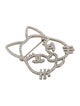 Chanel Strass Cat Brooch Pin