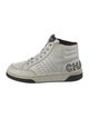 Chanel Calfskin Colorblock Pattern Sneakers