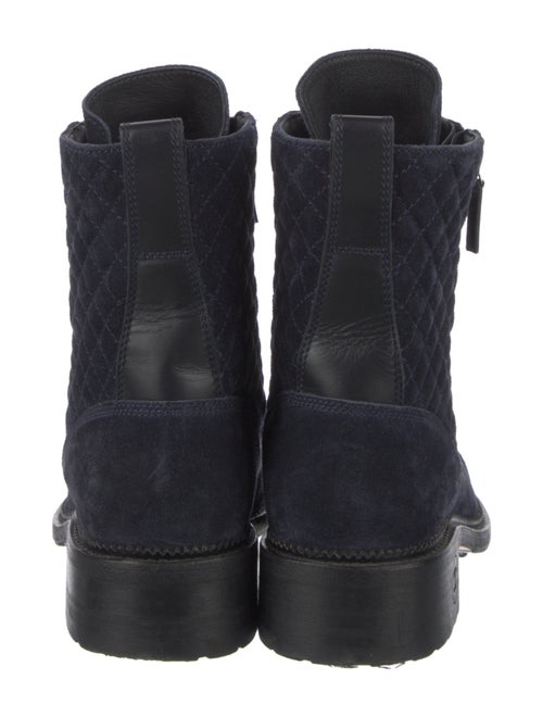 Chanel 2018 Interlocking CC Logo Combat Boots