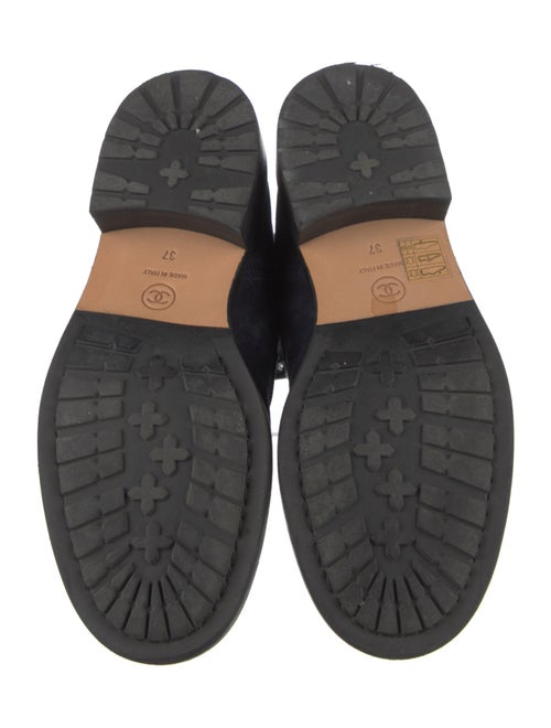 Chanel 2018 Interlocking CC Logo Combat Boots