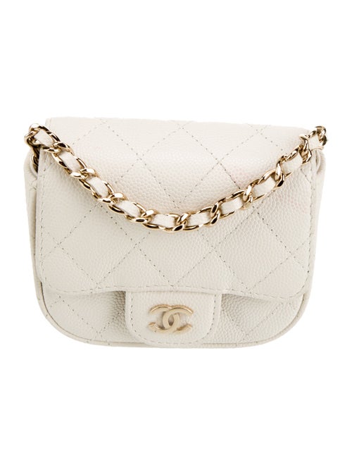 Chanel Caviar Mini Clutch w/ Chain
