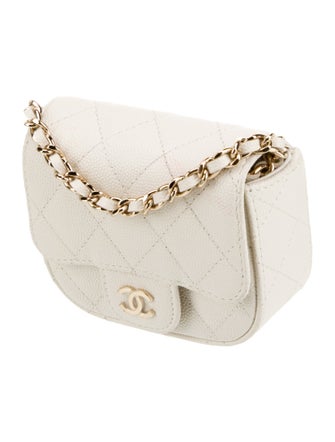 Chanel Caviar Mini Clutch w/ Chain