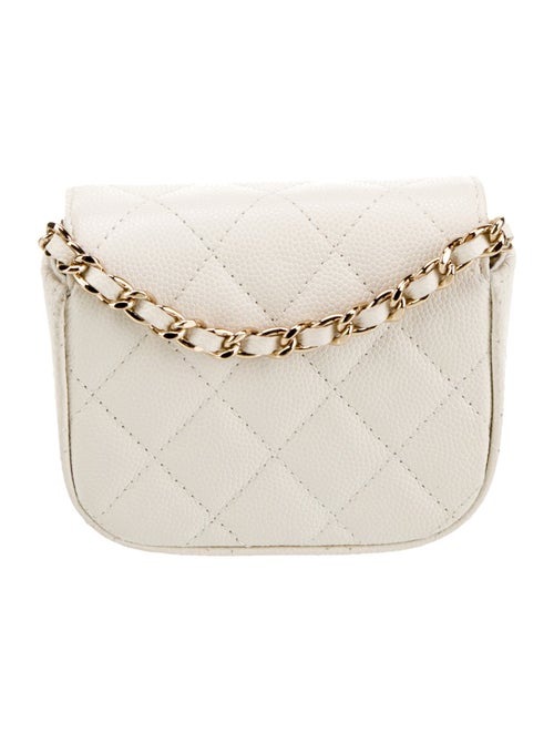 Chanel Caviar Mini Clutch w/ Chain