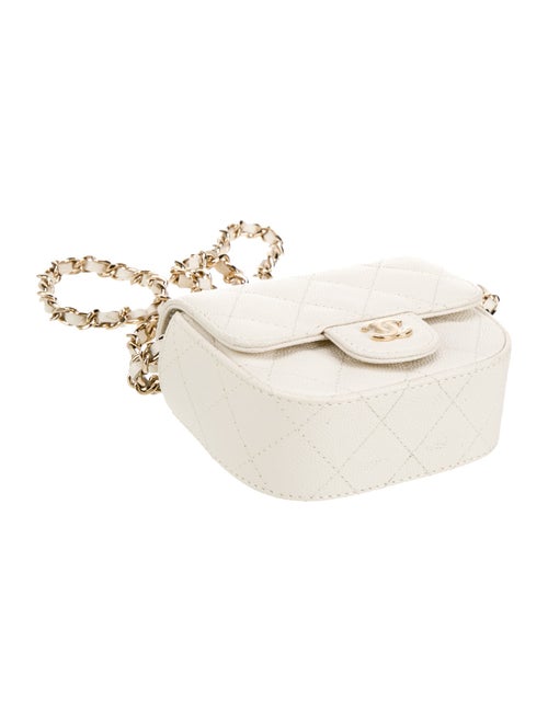 Chanel Caviar Mini Clutch w/ Chain