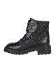 Chanel 2020 Interlocking CC Logo Combat Boots