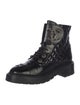 Chanel 2020 Interlocking CC Logo Combat Boots