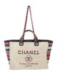 Chanel Medium Striped Deauville Tote
