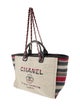 Chanel Medium Striped Deauville Tote