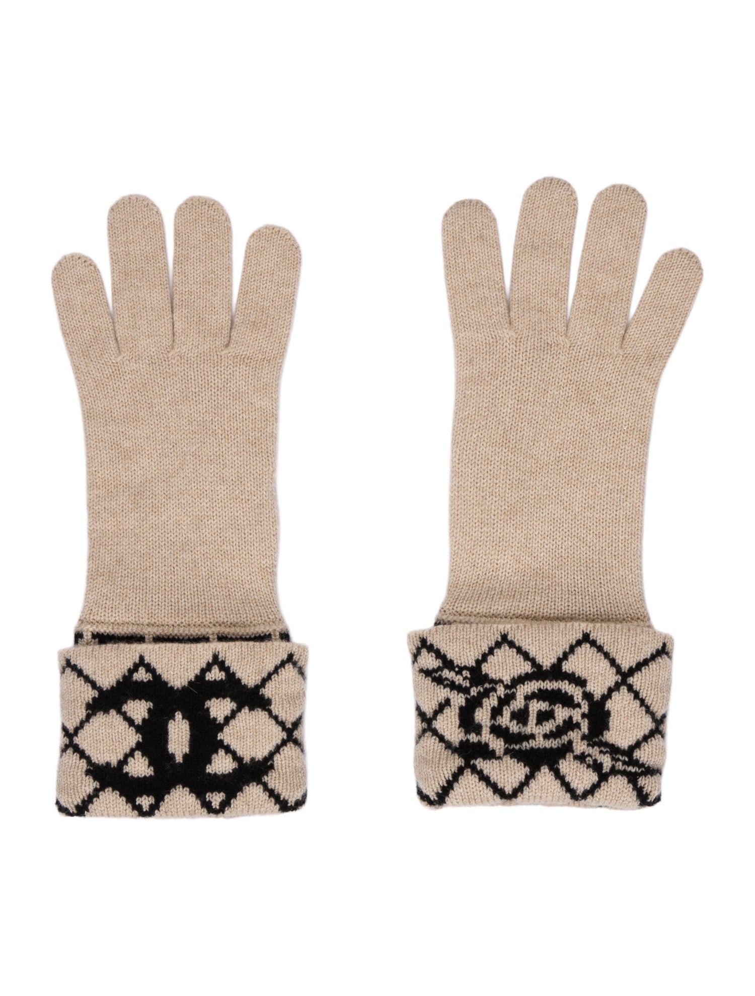 Chanel CC Cashmere Gloves