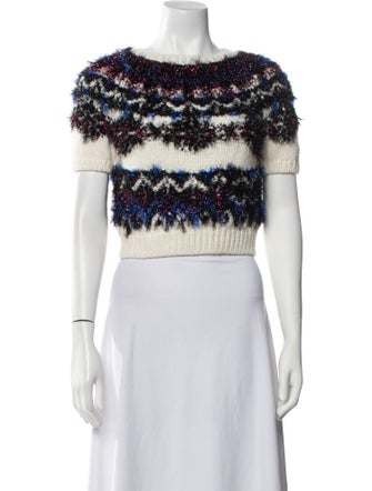 Chanel 2021 Printed Crop Top