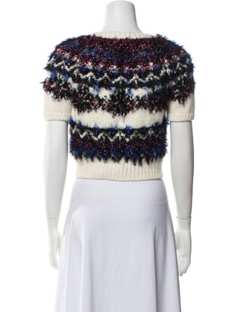 Chanel 2021 Printed Crop Top