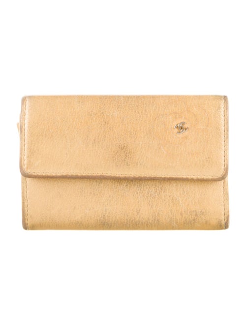 Chanel 2012-2013 Camellia Accent Coin Pouch