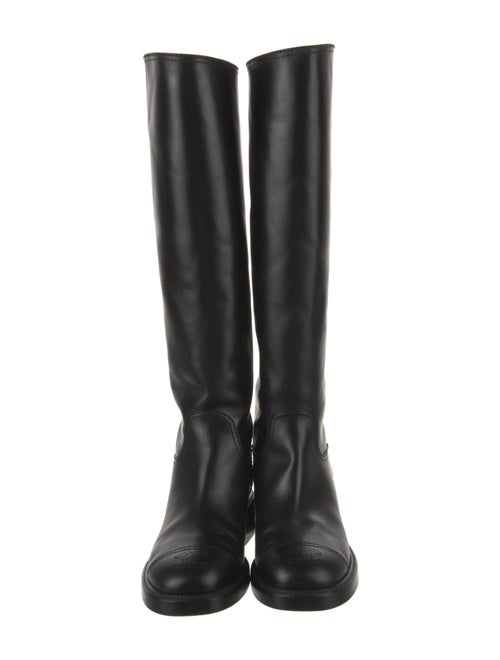 Chanel 2021 Interlocking CC Logo Riding Boots