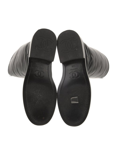 Chanel 2021 Interlocking CC Logo Riding Boots