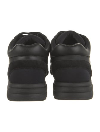 Chanel Interlocking CC Logo Suede Sneakers