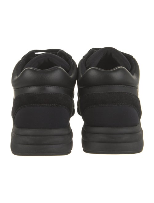 Chanel Interlocking CC Logo Suede Sneakers