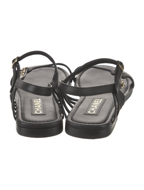 Chanel 2024 Interlocking CC Logo Sandals