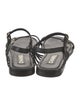 Chanel 2024 Interlocking CC Logo Sandals