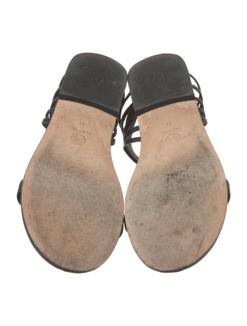 Chanel 2024 Interlocking CC Logo Sandals