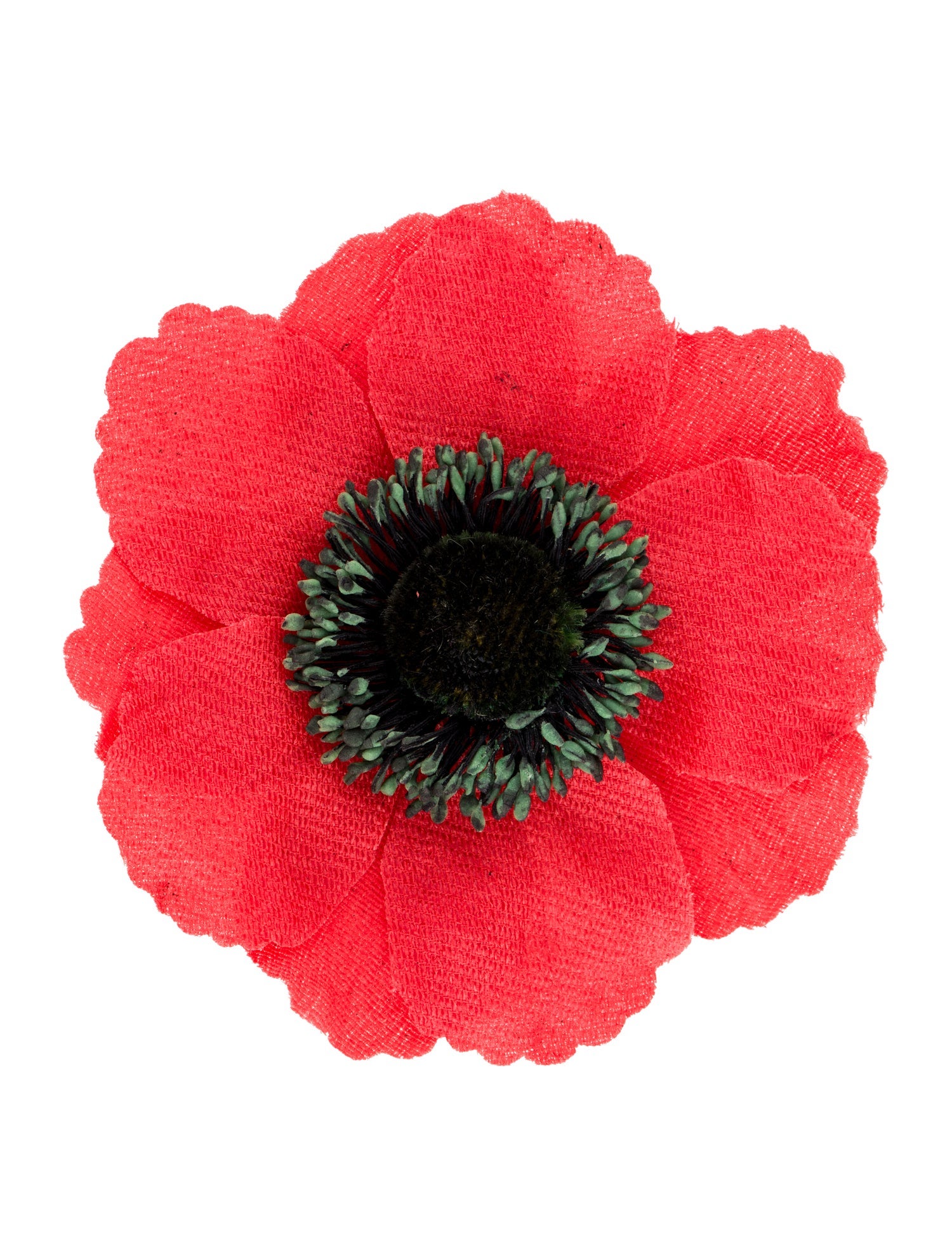 Chanel Vintage Fabric Flower Brooch