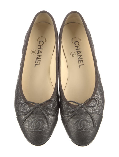 Chanel Interlocking CC Logo Ballet Flats