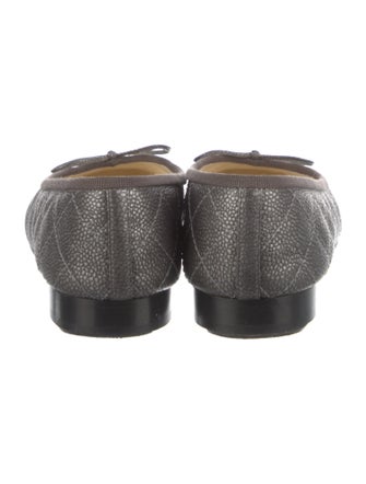 Chanel Interlocking CC Logo Ballet Flats