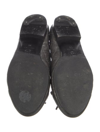 Chanel Interlocking CC Logo Ballet Flats