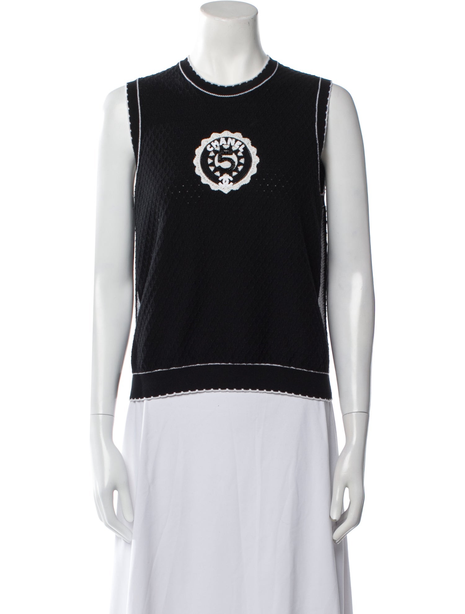 Chanel 2023 Graphic Print Top