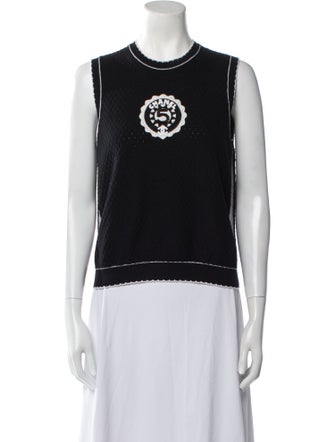 Chanel 2023 Graphic Print Top