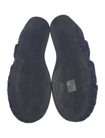 Chanel 2021 Interlocking CC Logo Slingback Sandals