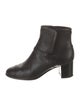Chanel Interlocking CC Logo Leather Boots