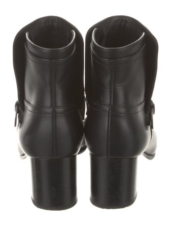 Chanel Interlocking CC Logo Leather Boots