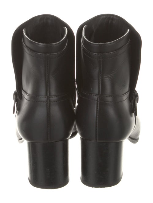 Chanel Interlocking CC Logo Leather Boots
