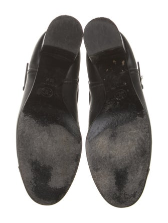 Chanel Interlocking CC Logo Leather Boots