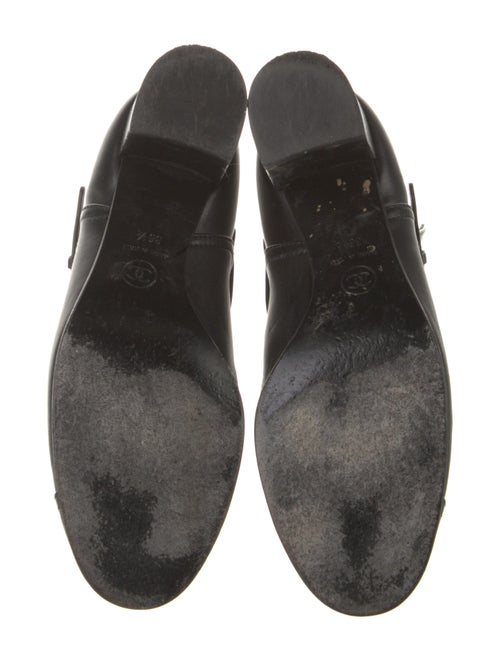 Chanel Interlocking CC Logo Leather Boots