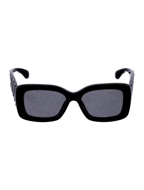 Chanel Interlocking CC Logo Square Sunglasses