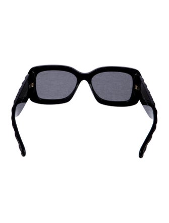 Chanel Interlocking CC Logo Square Sunglasses