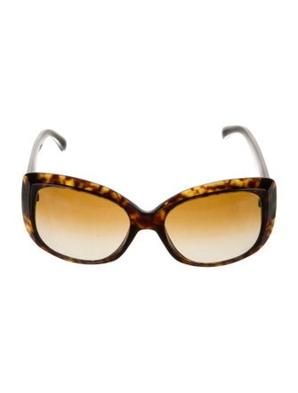 Chanel Interlocking CC Logo Square Sunglasses