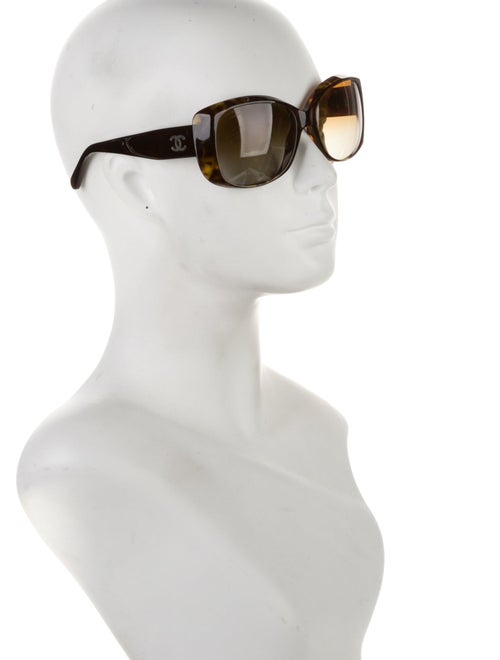 Chanel Interlocking CC Logo Square Sunglasses
