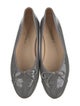 Chanel Interlocking CC Logo Patent Leather Ballet Flats