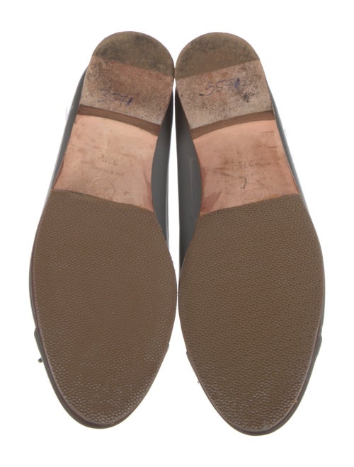 Chanel Interlocking CC Logo Patent Leather Ballet Flats