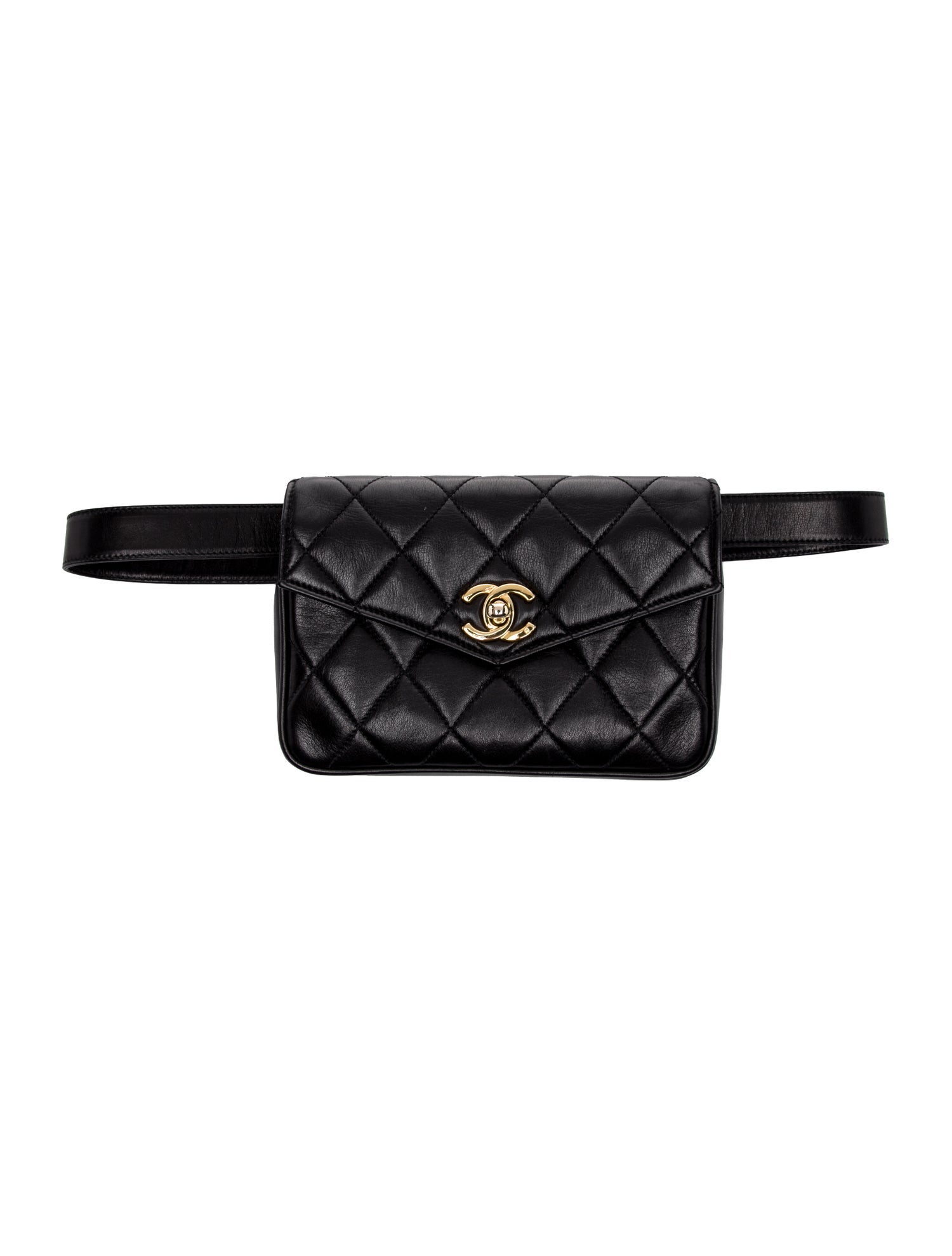 Chanel Quilted Envelope Belt Bag